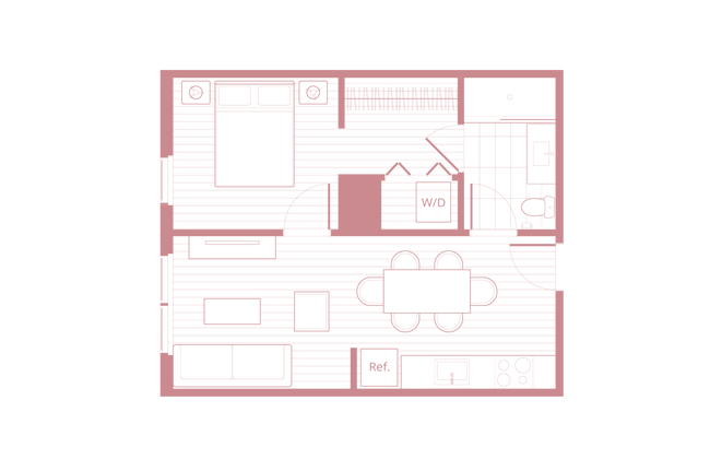 A1 Furnished 903 floor plan